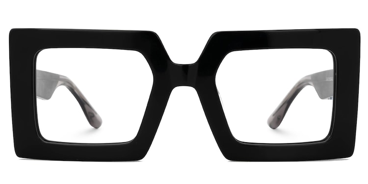 Tiffaney Square Black Glasses