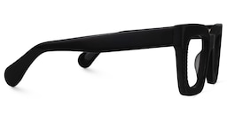 Keisa Square Black Glasses2