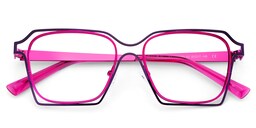 Foday Geometric Purple Glasses2