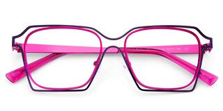 Foday Geometric Purple Glasses2