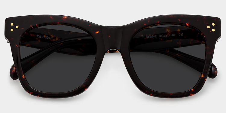 Gordon Tortoise Rectangle Sunglasses