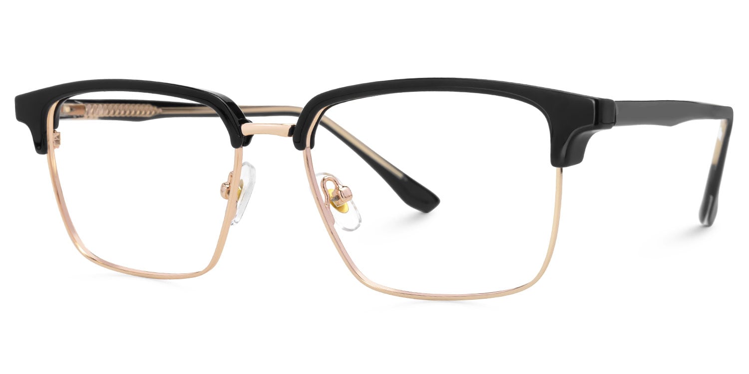 Booker Square Black-Gold Glasses3