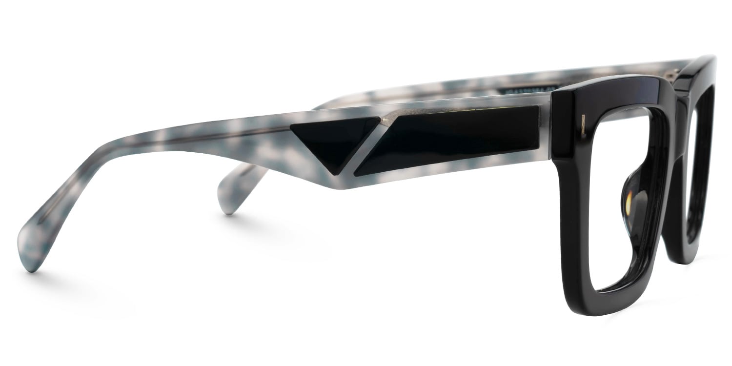 Shirmme Square Black Glasses4