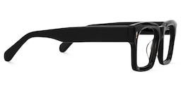 Herman Rectangle Black Glasses2
