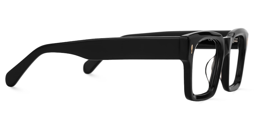 Rectangle Herman Black Frames Designer Glasses
