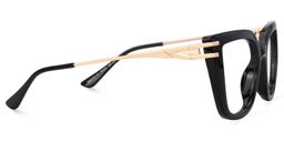 Roxane Square Black Glasses2