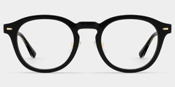 Frances Round Black Glasses1