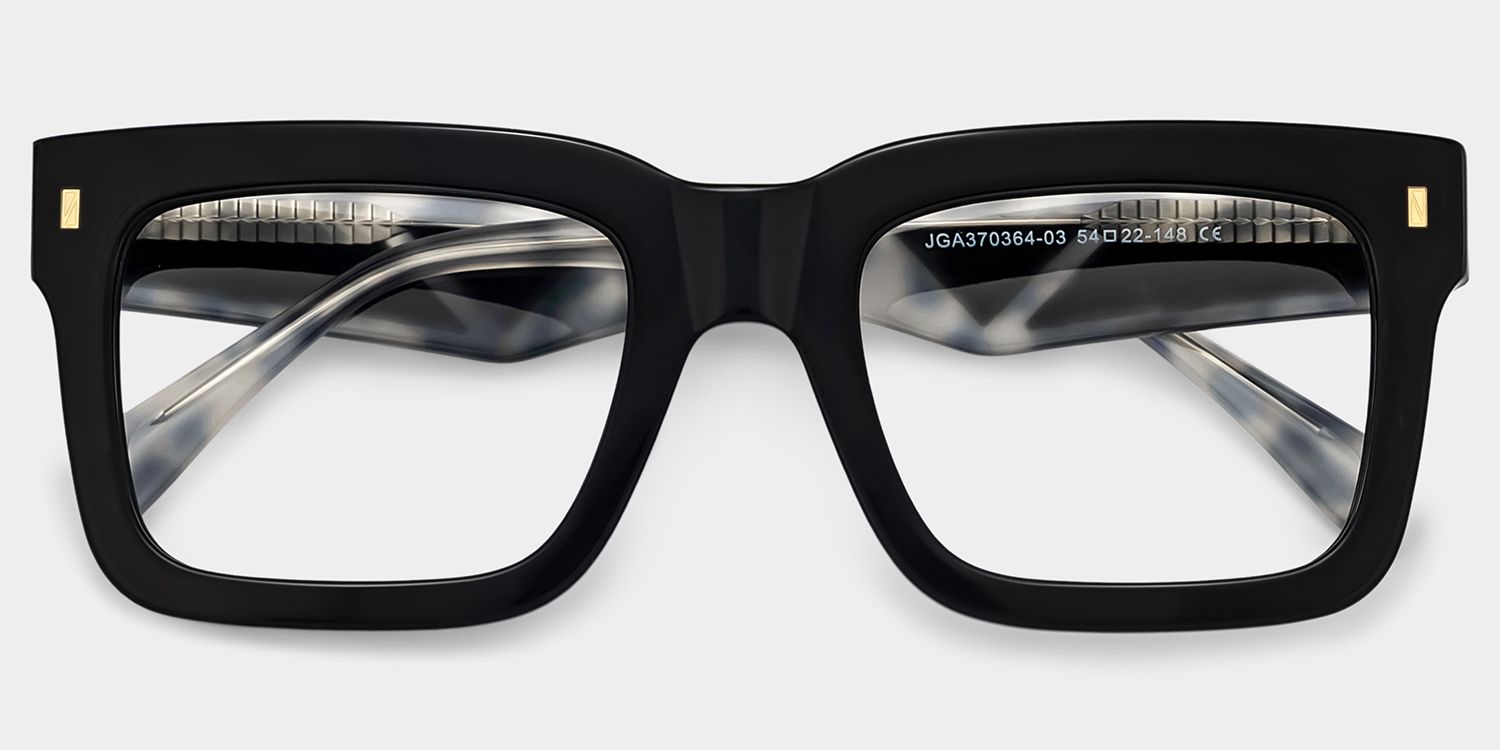 Square Shirmme Black Frames Designer Glasses3