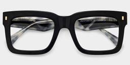 Shirmme Square Black Glasses3