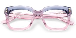 Minguela Square Gray Pink Glasses3