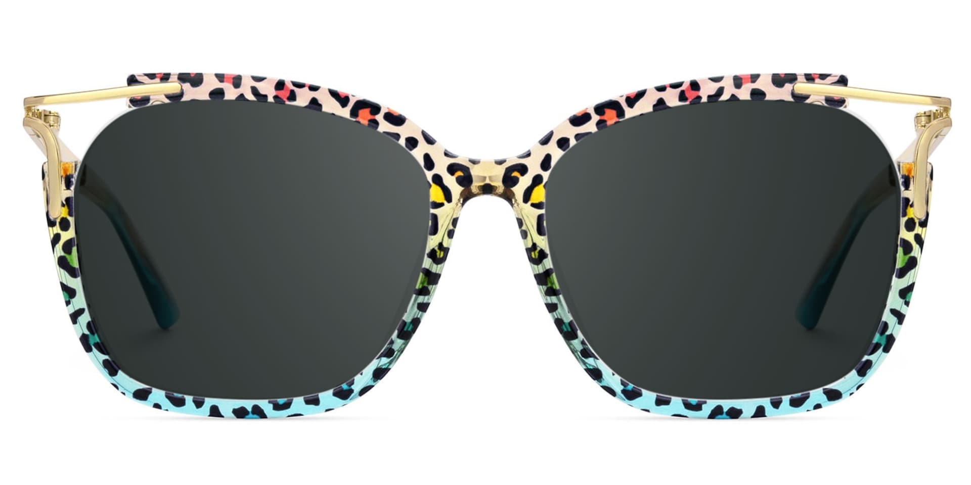 Spring hinges Sidibe Sunglasses, Sidibe Blue leopard Sunglasses -Zeelool0