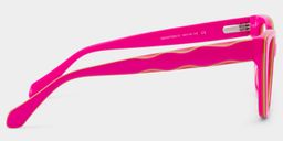 Blaise Cat-Eye Pink Green Glasses7