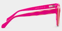Blaise Cat-Eye Pink Green Glasses4