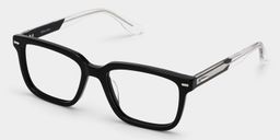 George Rectangle Black Glasses3