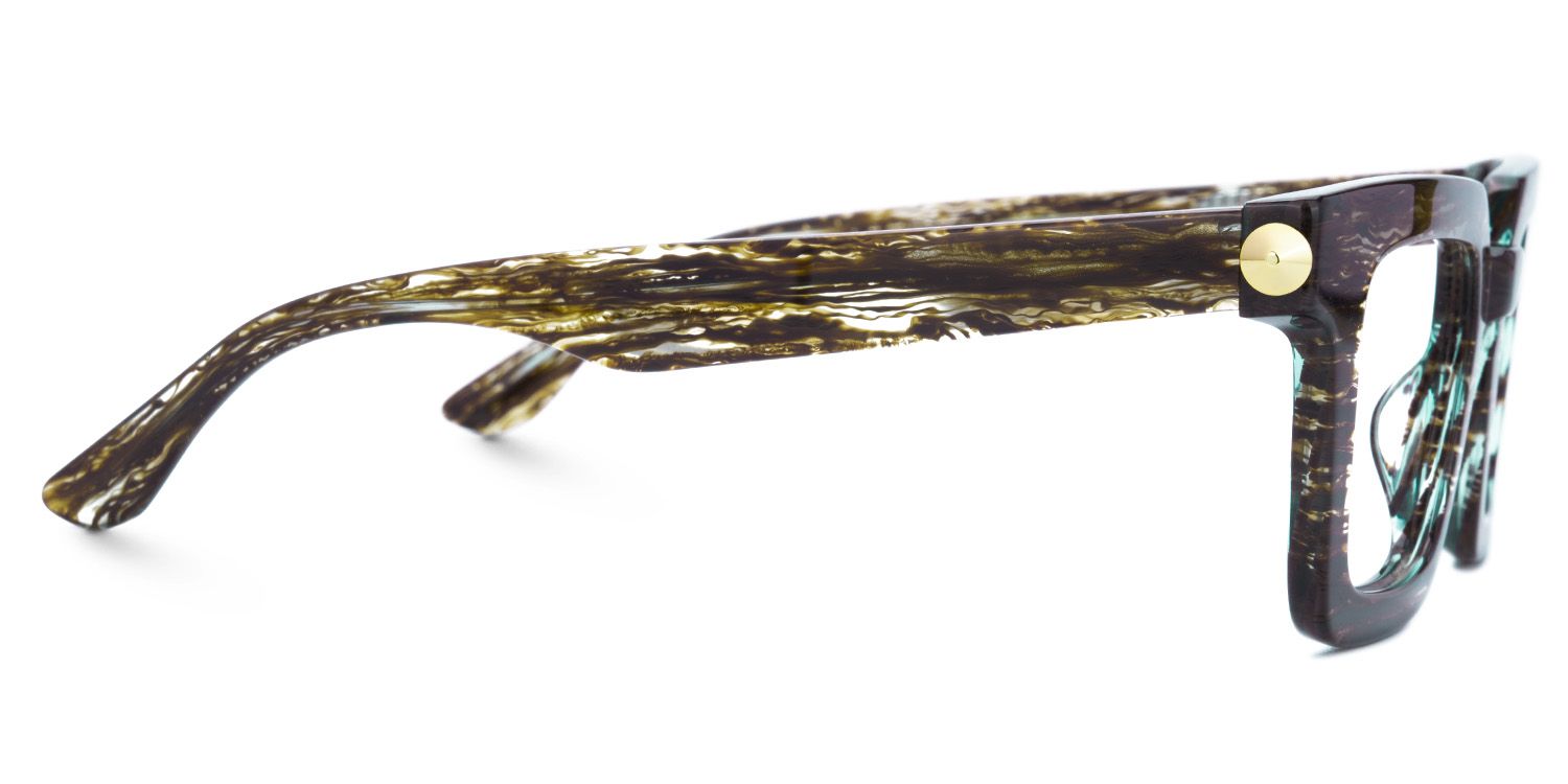 Ruthann Eco Acetate Brown Glasses For Men | Zeelool3