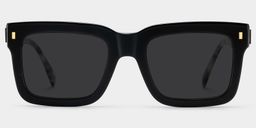 Shirmme Square Black Glasses0