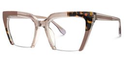 Shaun Cateye Brown Glasses1