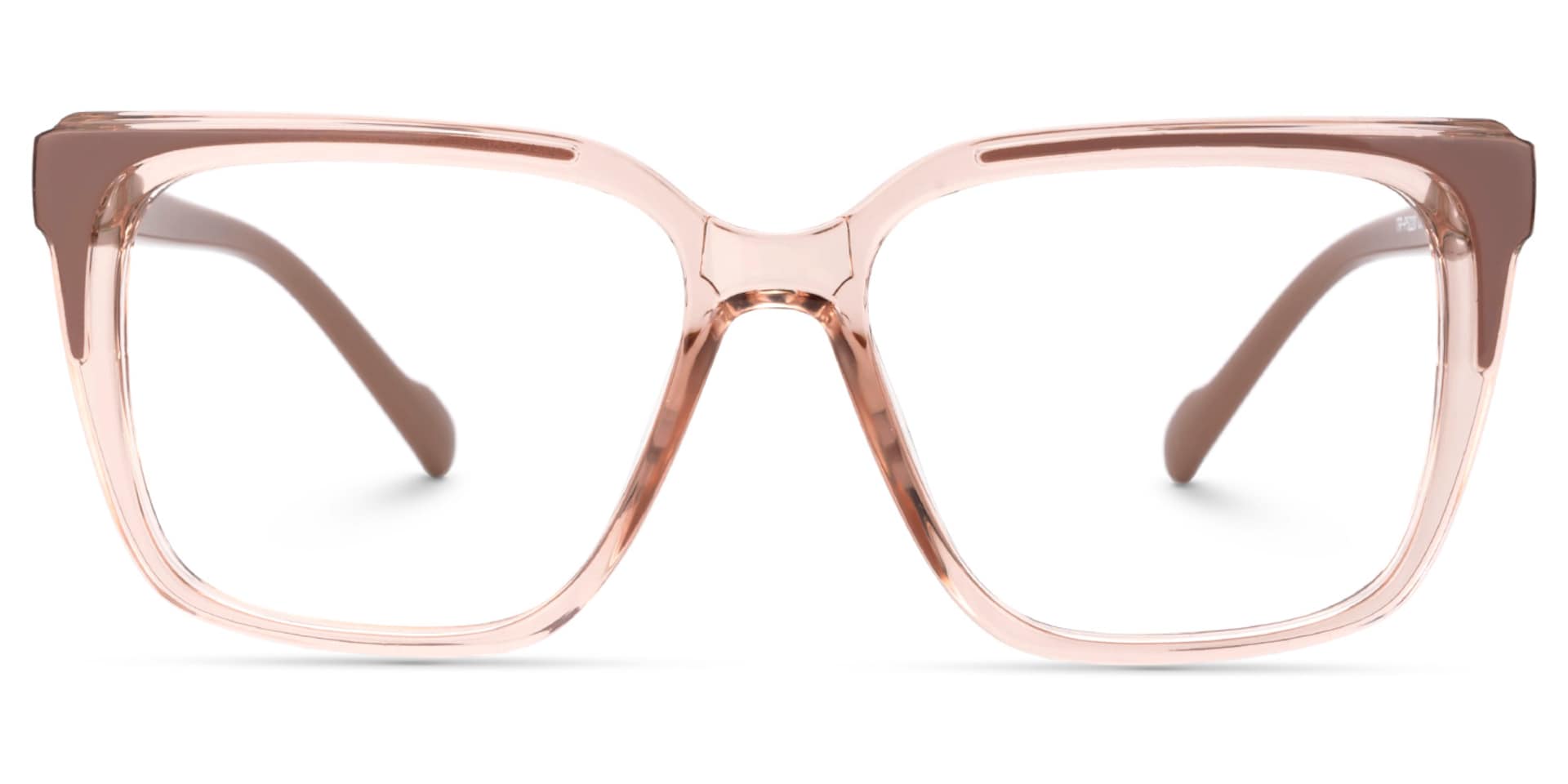Dory TR90 Square Pink Frame Glasses | Zeelool0