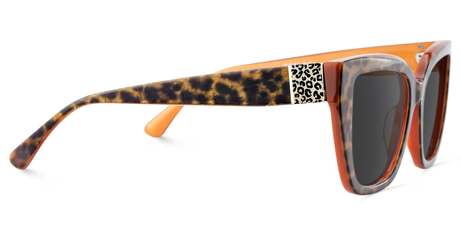 Square Frame Leopard Glasses on Sale