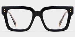 Caius Square Black Glasses5