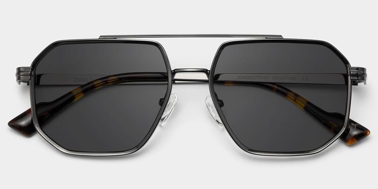 Autumn Aviator Gray Glasses