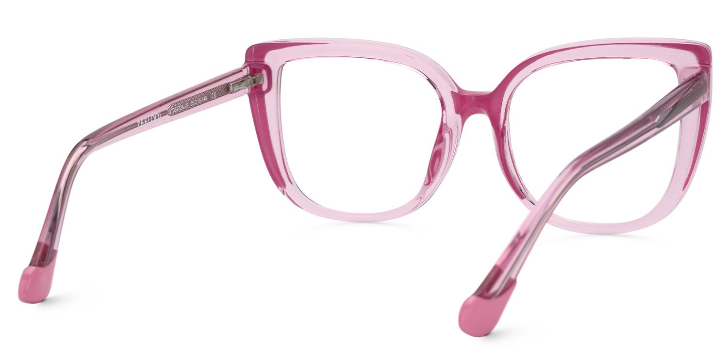 Cateye Pink Frame Blue Light Blocking Glasses4