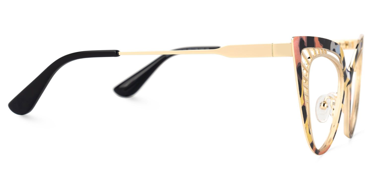 Metal Willett Eyeglasses, Willett Cateye Glasses -Zeelool Glasses2