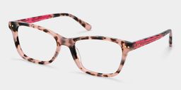 Juliana Pink Tortoise Rectangle Glasses2
