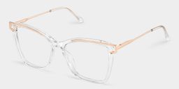 Krystle Clear Square Glasses5