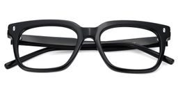 Tonita Rectangle Black Glasses2