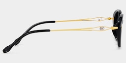 Blaire Oval Black Glasses3