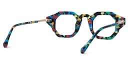 Mariluz Geometric Speckled Glasses3