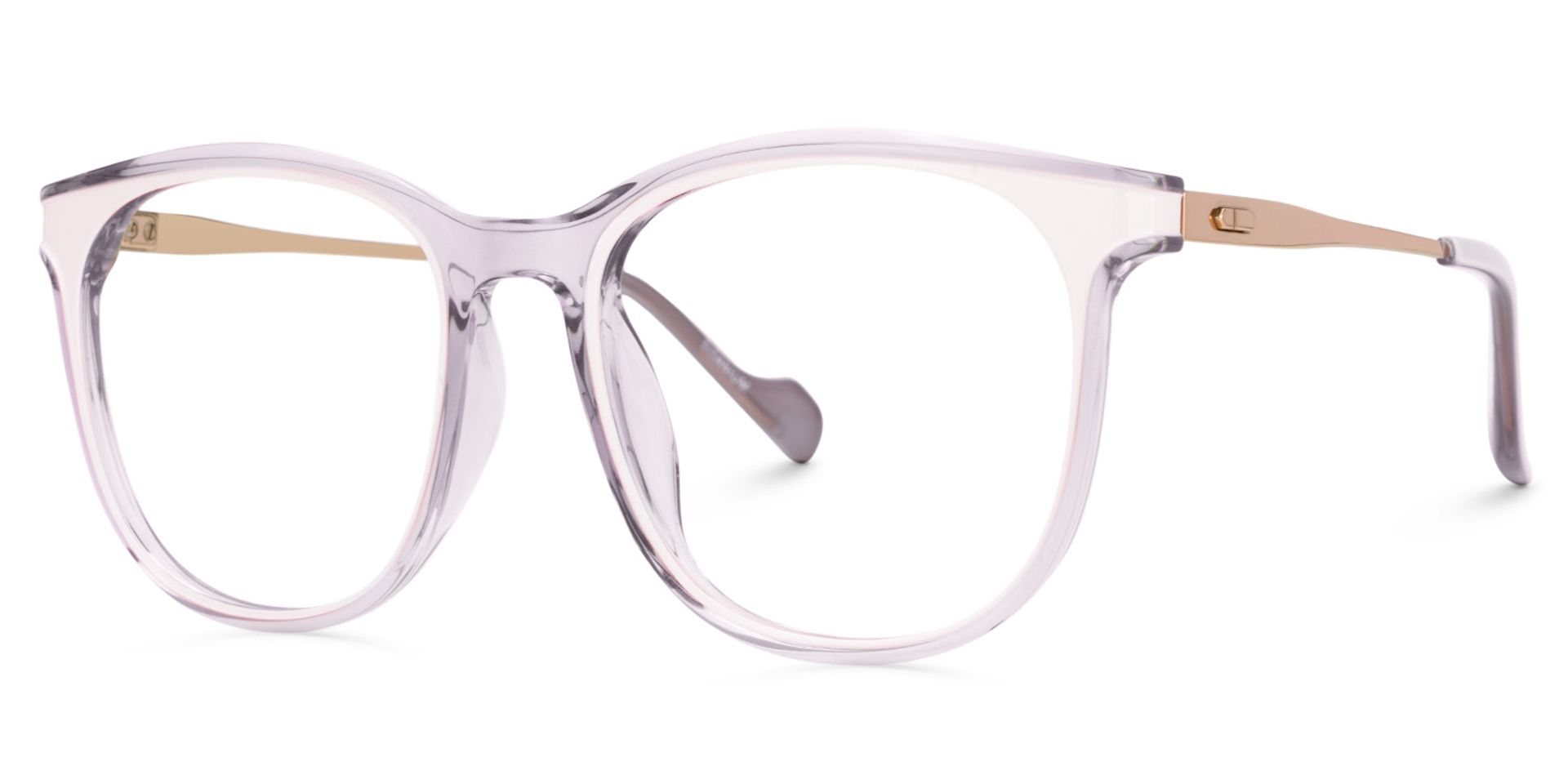 Lilac Eyeglasses Frames In Round Shape2