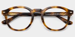 Frances Round Tortoise Glasses2