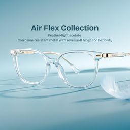 Daisy Round Clear Glasses0