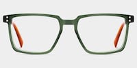 Griffin Rectangle Green Brown Glasses1
