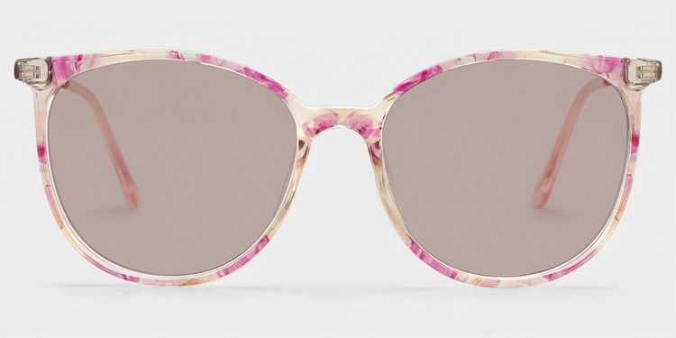 Chanty Pink Round Glasses