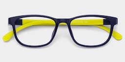 Robin Rectangle Black Yellow Glasses2