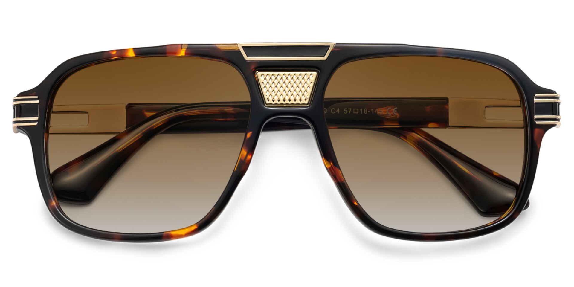 Dune Tortoise Aviator Polarized Sunglasses Online | Zeelool2