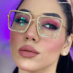 Diva Square Gold Glasses10