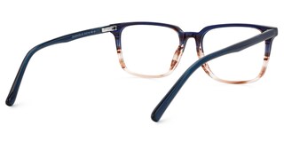 Barnhill Square Blue-Brown Glasses3