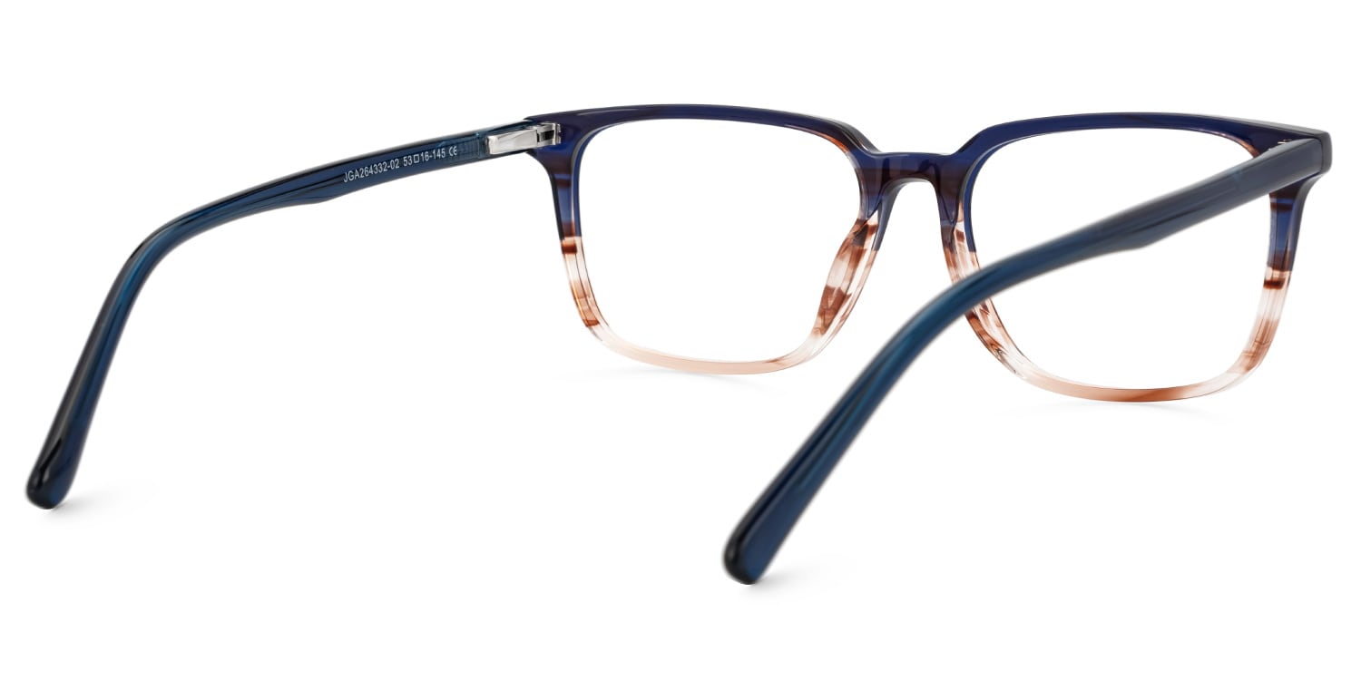 Barnhill Square Blue-Brown Glasses3