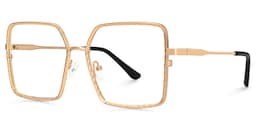 Toure Square Gold Glasses3