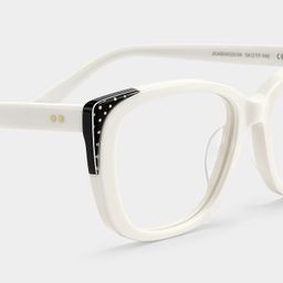 Madeline White Cat eye Glasses5