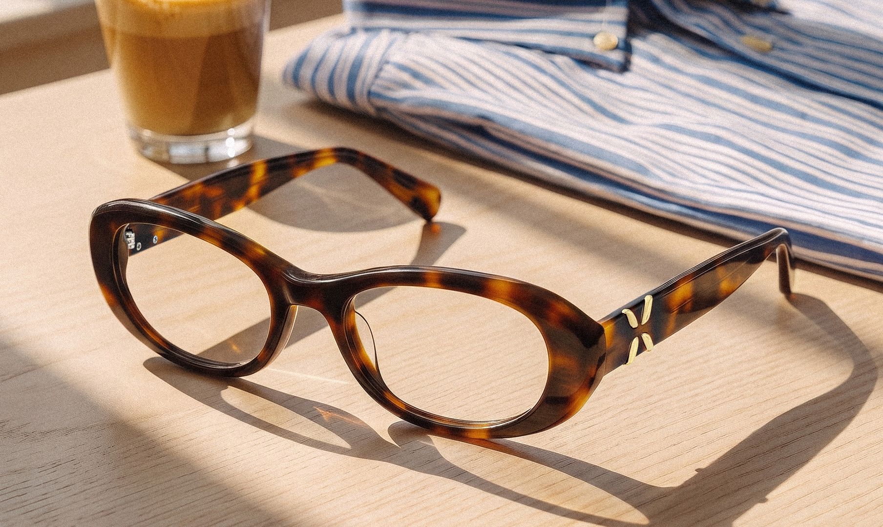 Cathy,ページ Catherine Tortoise Oval Frame Glasses Online | ZEELOOL