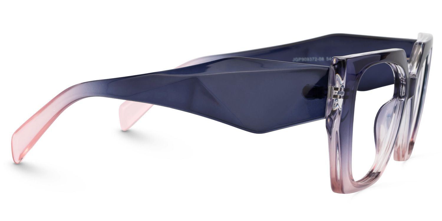Geometric Sileidy Purple-Pink Glasses deals -Zeelool Glasses2