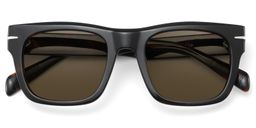 Renzo Rectangle Tortoise Polarized Sunglasses1