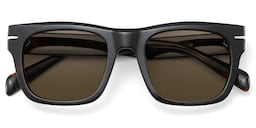 Renzo Rectangle Tortoise Polarized Sunglasses1