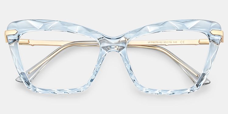Juliet Cateye Light Blue Glasses