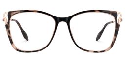 Farria Square Tortoise Glasses1